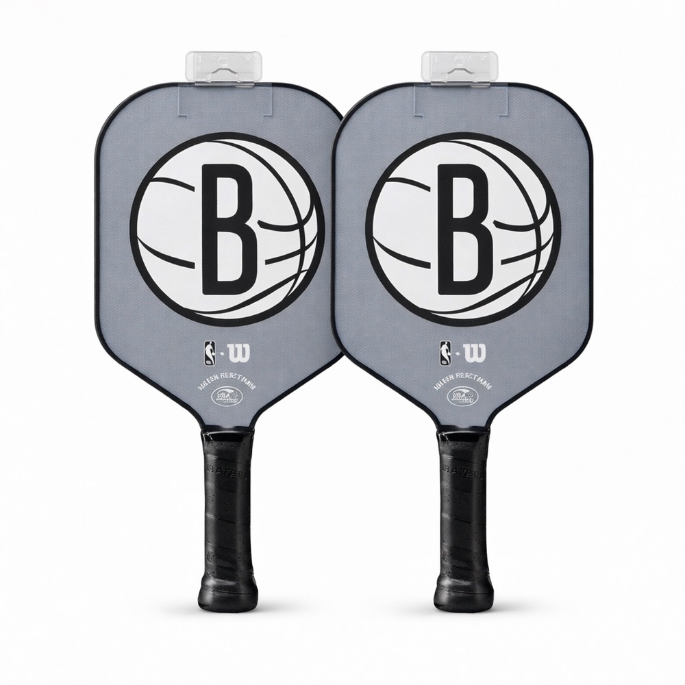 Wilson Fierce Team Brooklyn Nets Pickleball Paddle Set (2) (NEW)